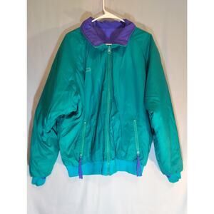 Columbia Vintage Reversible Winter Coat Jacket